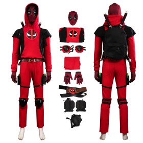 Deadpool 3 Teenage Hoodie Deadpool Cosplay Costume