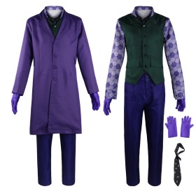 The Dark Knight The Joker Cosplay Suit Halloween Costume
