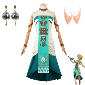 The Legend of Zelda Tears of the Kingdom Zelda Dress Cosplay Costume