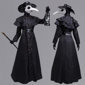 Medieval Steampunk The Long-billed Bird Halloween Cosplay Costume