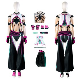 Street Fighter 6 The Purple Spider Juri Han Cosplay Costume