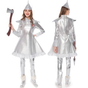 Halloween The Wizard of Oz Tin Woman Stage Cosplay Costume