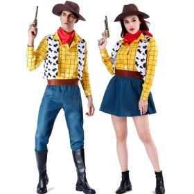 Toy Story Woody Couples Matching Halloween Cosplay Costume
