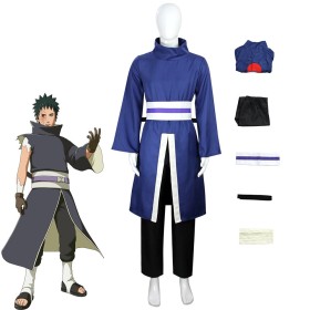 Naruto Shippuden Uchiha Obito Cosplay Suit Halloween Costume