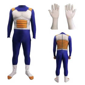 Dragon Ball Vegeta Printed Jumpsuit Halloween Adult & Kids Cosplay Costume