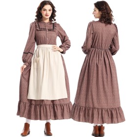 Steppe Colonial Style Victorian Medieval Dress Cosplay Costume