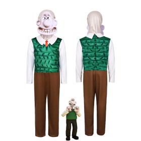Wallace Onesie Cosplay Costume Halloween Parent-child Costume