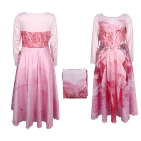  Halloween Wicked Glinda Cosplay Costume For Kids