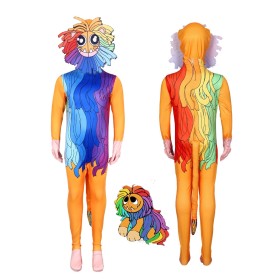 Poppy Playtime Chapter 4 Yarnaby Onesie Family Halloween Cosplay Costume
