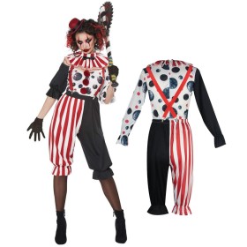 Halloween Circus Zombie Clown Party Cosplay Costume