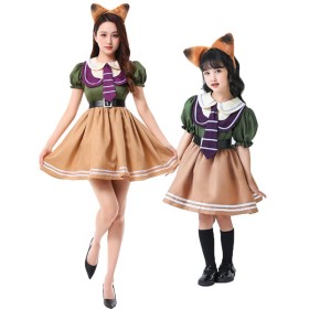 Zootopia Nick Wilde Cosplay Dress For Kids & Adult
