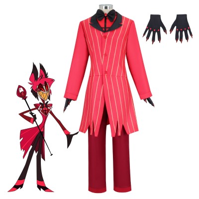 Hazbin Hotel Alastor Cosplay Costume For Adult Halloween 