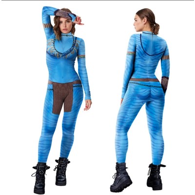 Movie Avatar The Way of Water Women's Jumpsuit For Adult Halloween Costume