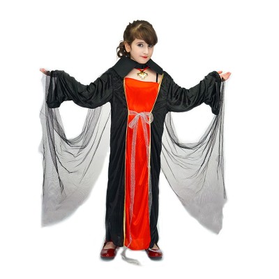 Halloween Little Girl Children's Castle Vampire Princess Costume
