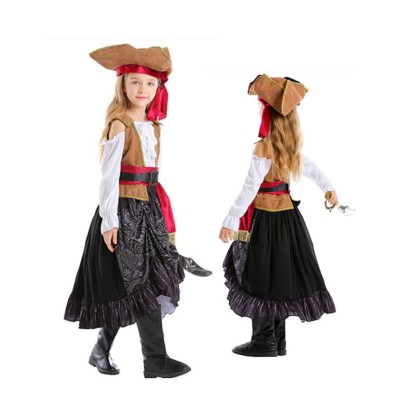 Halloween Children Pirate Demon King Viking Cosplay Costume