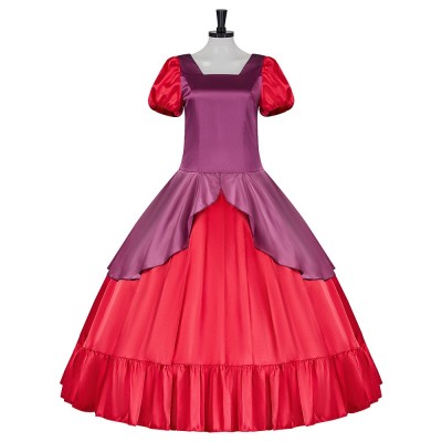 Cinderella Stepsisters Anastasia And Drizella Tremaine Cosplay Costume Satin Ball Gown