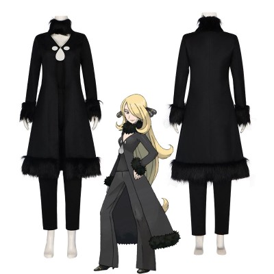 Pokemon Cynthia Cosplay Costume