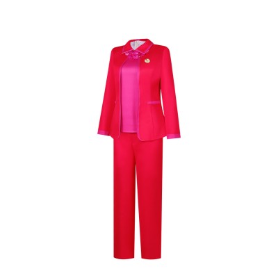 Weapons Aunt Gladys Red Suit Cosplay Costume