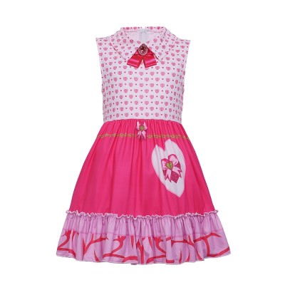 Descendants The Rise Of Red Pink Cosplay Costume For Halloween