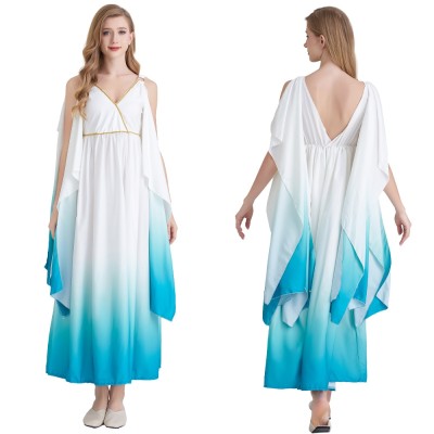 Egyptian Greek Goddess Dress Halloween Cosplay Costume
