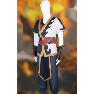 Fog Hill of Five Elements Wenren Yixuan Cosplay Costume Fire Envoy Outfit with Bracers