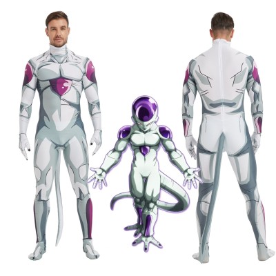 Family Matching Anime Dragon Ball Frieza Cosplay Jumpsuit For Halloween Costumes