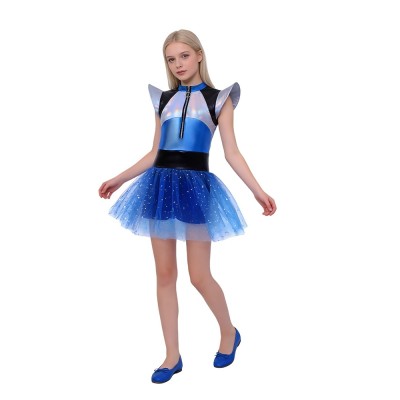 Futuristic AI Robot Laser Dress Cosplay Costume For Halloween