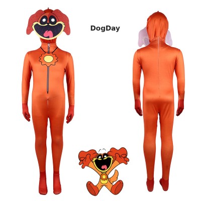 Halloween Smiling Critters Dogday Jumpsuit Cosplay Costume For Kids & Adult
