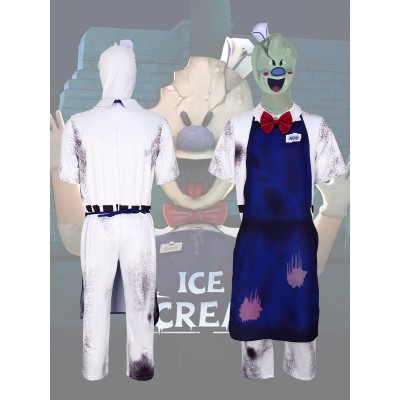 Ice Cream Man Rodeo Jumpsuit Set For Adults & Kids Halloween Costumes