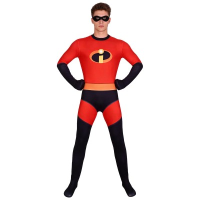 The Incredibles Mr. Incredible Elastigirl Frozone Cosplay Costume for Adults and Kids