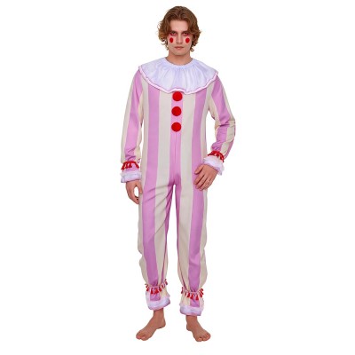 IT Welcome to Derry Ingrid Kersh Periwinkle Clown Cosplay Costume For Adults & Kids