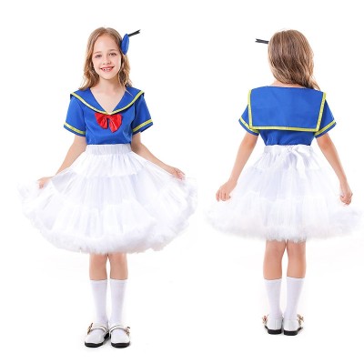 Halloween Sailor Costume Children's Donald Dancing Puffy Skirt