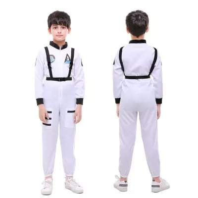 Children's Space Astronaut Costumes Pilot One-piece Suit