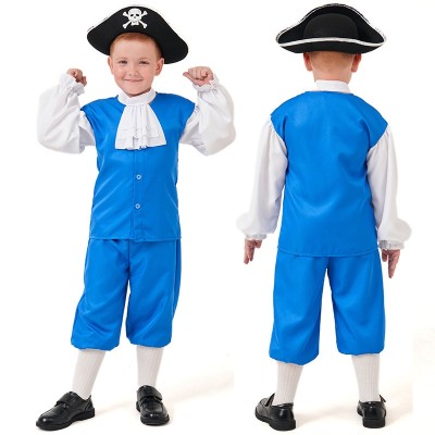 Children's Cosplay Costumes Pirates of the Caribbean Captain Halloween Costume