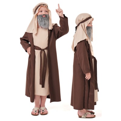 Children's Halloween Costume Middle Eastern Shepherd Elder Cosplay Costume