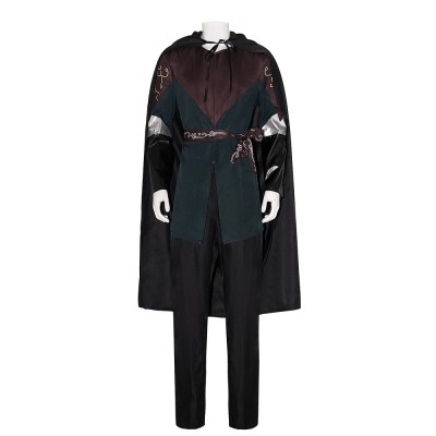 The Lord Of The Rings Legolas Elf Prince Cosplay Costume Tunic Trousers Belt And Cape