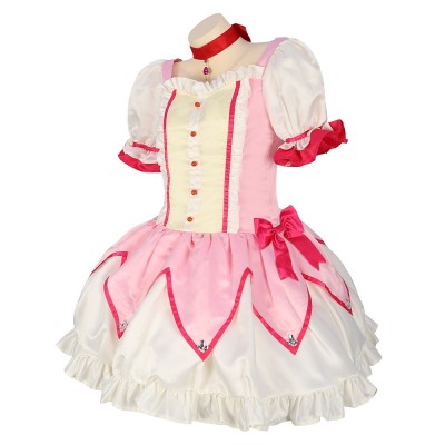 Madoka Magica Madoka Kaname Cosplay Costume For Halloween