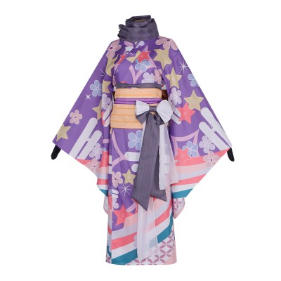 Madoka Magica Homura and Madoka Yukata Kimono Cosplay Costume
