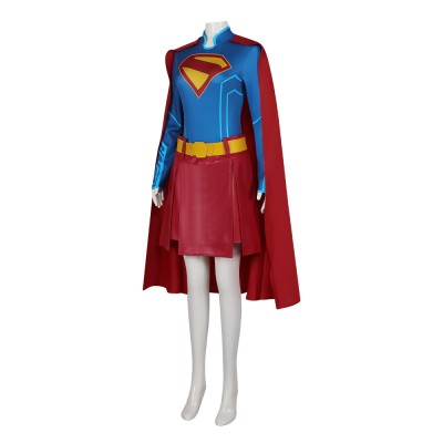 Supergirl Woman of Tomorrow Cosplay Costume with Cape