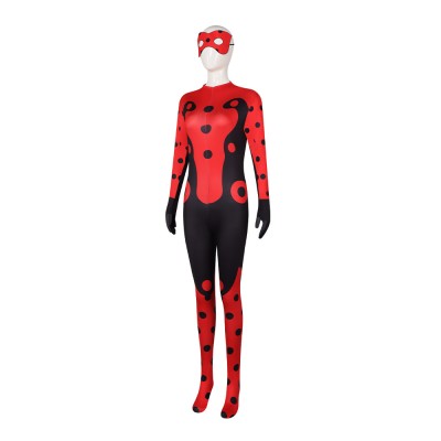 Miraculous Ladybug Marinette Cosplay Jumpsuit with Mask