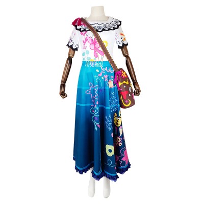 Encanto Mirabel Madrigal Cosplay Costume with Bag