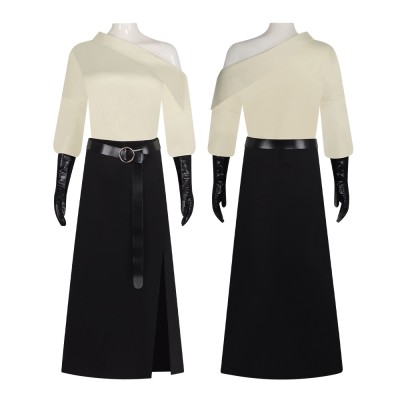 Resident Evil Requiem Grace Ashcroft White Top and Skirt Cosplay Costume
