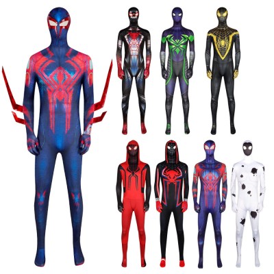 Marvel's Spider-Man Cosplay Suit Miles Morales Classical Collection Edition Printed Jumpsuit