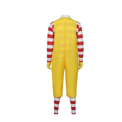 McDonald's Ronald Clown Cosplay Costume For Halloween
