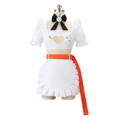 Goddess of Victory: NIKKE Elegg Cosplay Costume White Maid Style Outfit