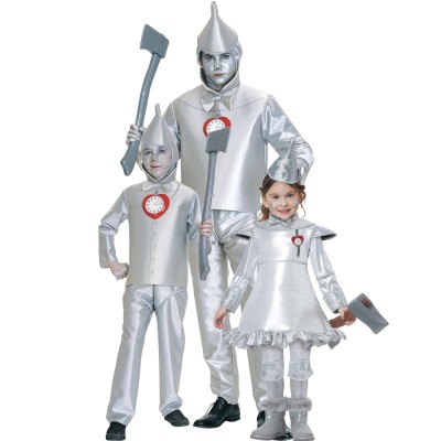 Halloween Parent-child Family Matching Tin Man Costumes