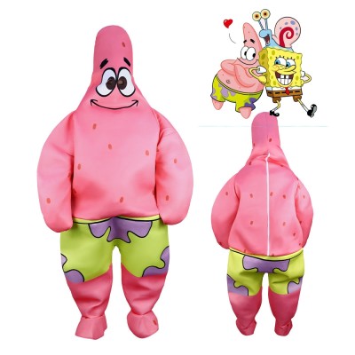 Adult Halloween Party Costume Anime Patrick Star Cosplay Costume