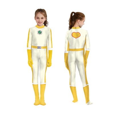 Halloween Super Mario Bros. Princess Daisy Suit Children's Cosplay Costume