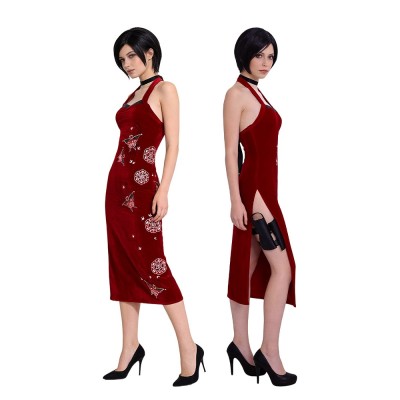 Resident Evil Ada Wong Cosplay Dress For Halloween