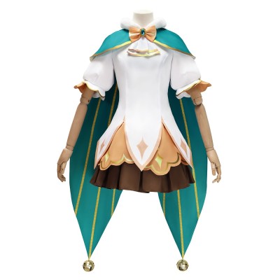 Roco Kingdom World Princess Krithia Cosplay Costume Teal Cape Dress